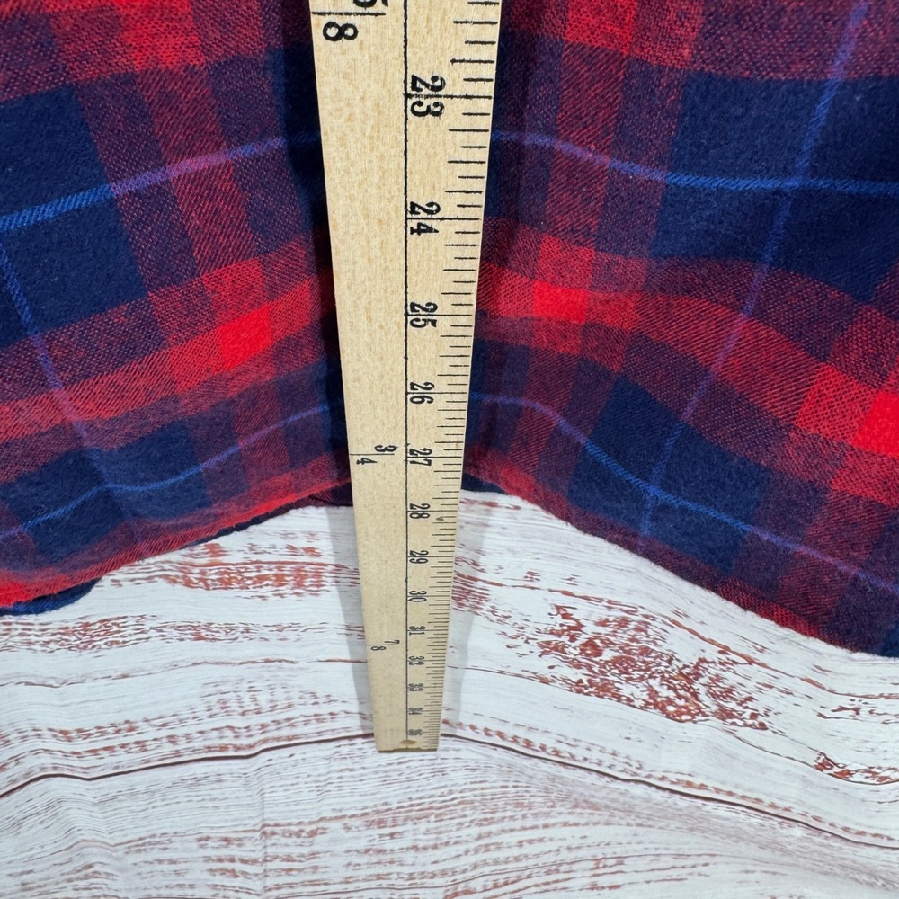 Charles Tyrwhitt  Flannel Shirt Mens Large Slim Fit Plaid Cotton Pocket Casual - Picture 8 of 9
